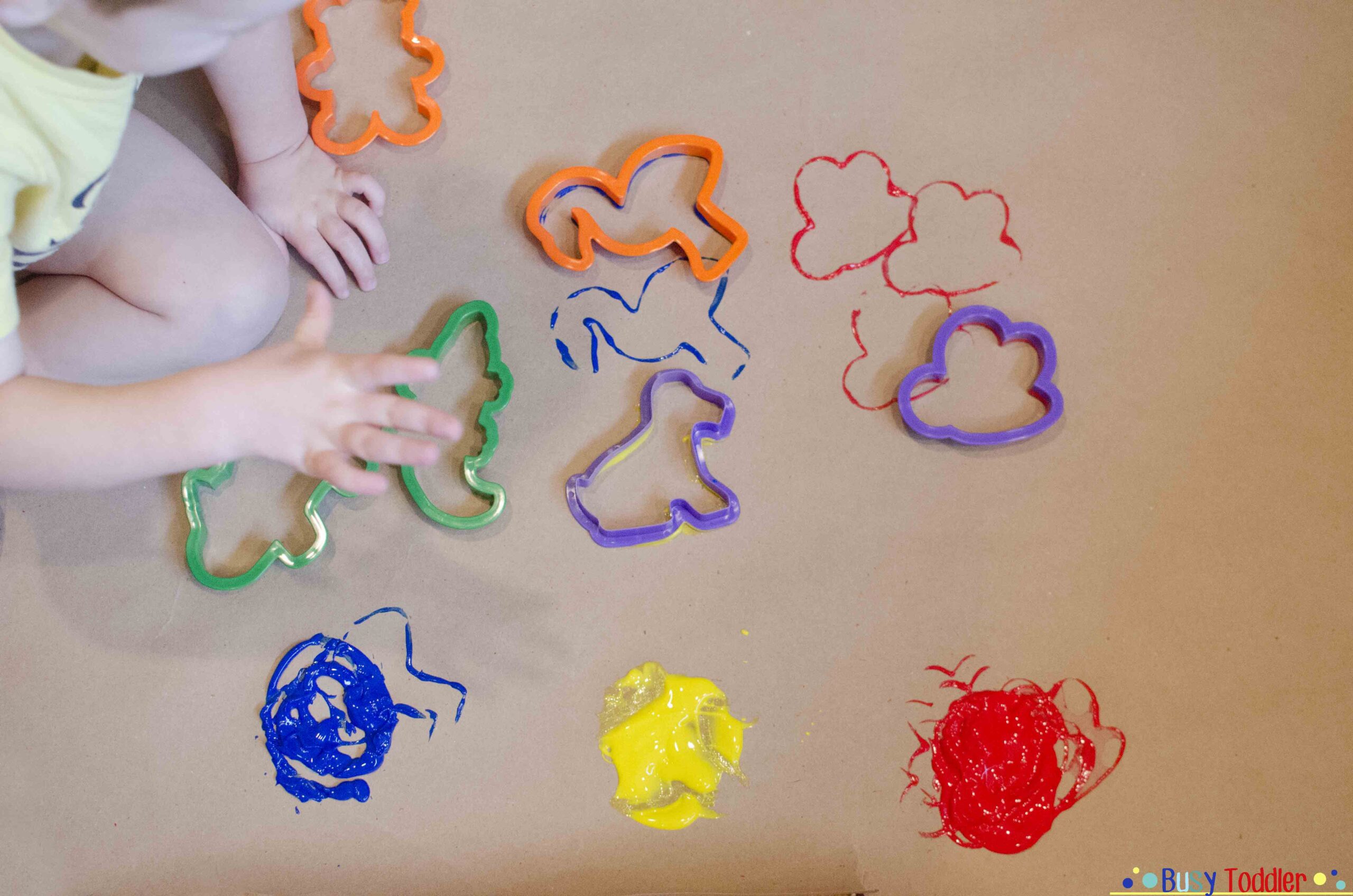 Cookie Cutter Paint Busy Toddler