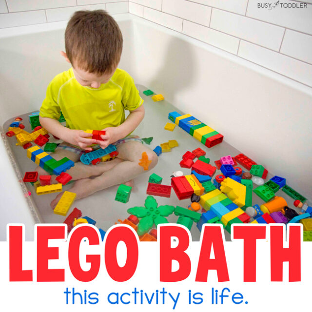 LEGO Bath The BEST Activity for Kids Busy Toddler