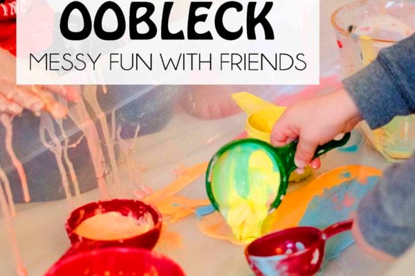 Rainbow Oolbeck: a messy sensory activity to play with friends