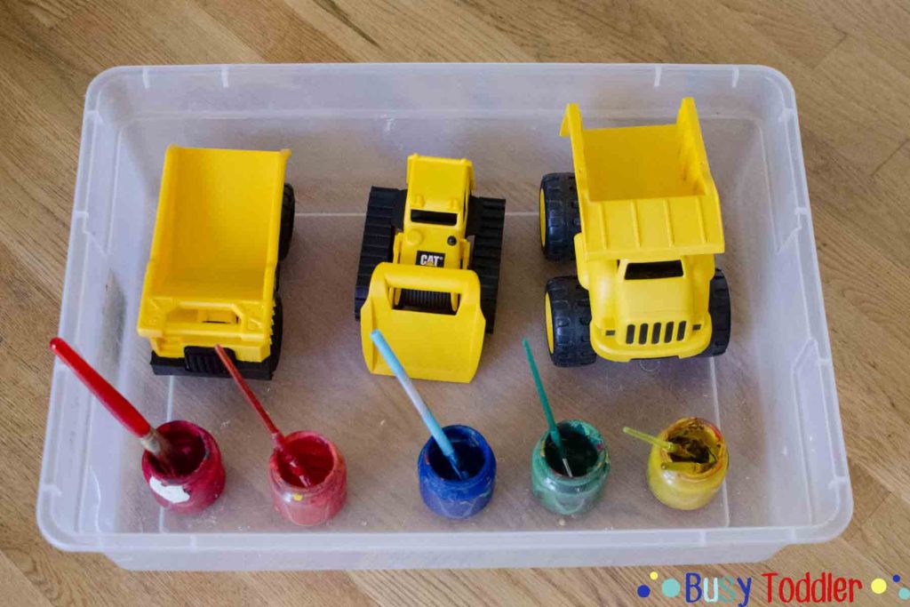 Painting Toys Toddler Process Art Busy Toddler
