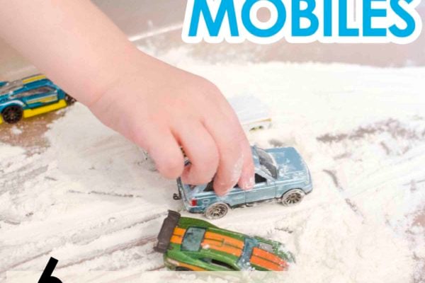 SNOW MOBILES: A perfect activity for toddlers while you are cooking dinner; keep kids entertained during dinner time prep; 6 activities for while you are cooking