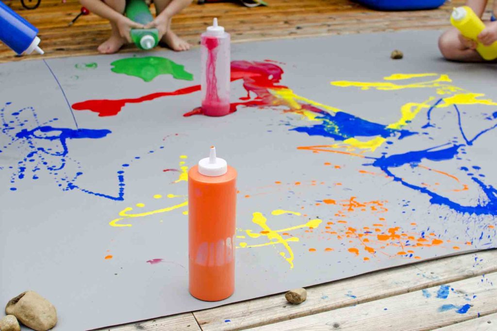 Squirt Paint Process Art Busy Toddler