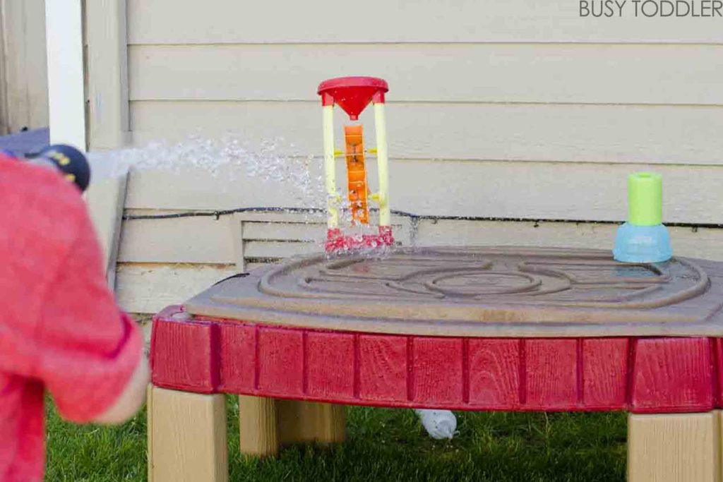 Hose Targets Busy Toddler