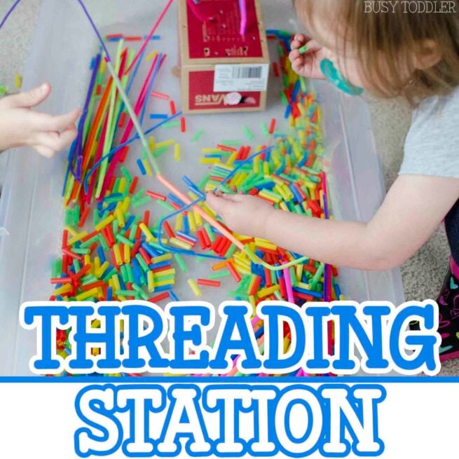 Threading Station Quiet Time Activity Busy Toddler