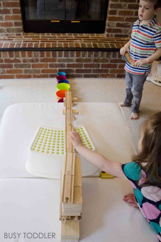 Train Track Skee Ball Busy Toddler