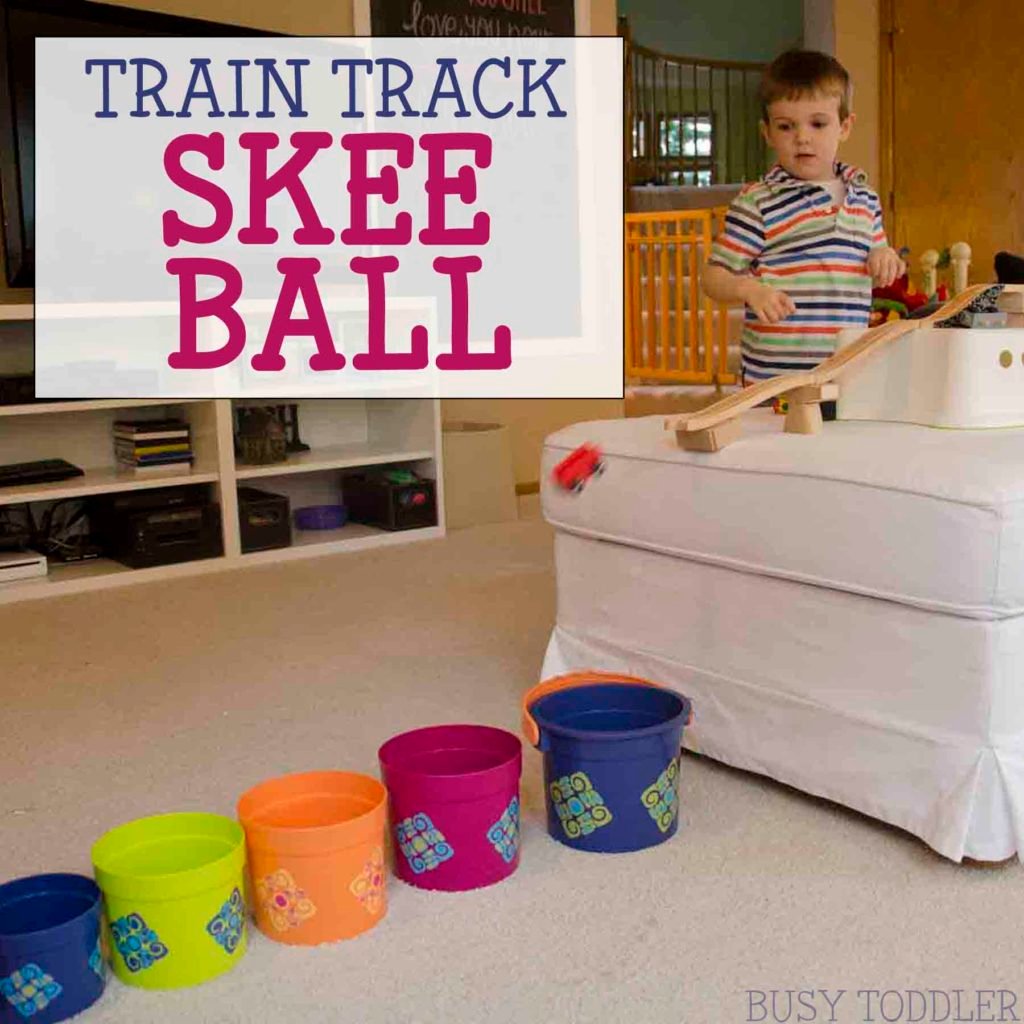 Train Track Skee Ball Busy Toddler