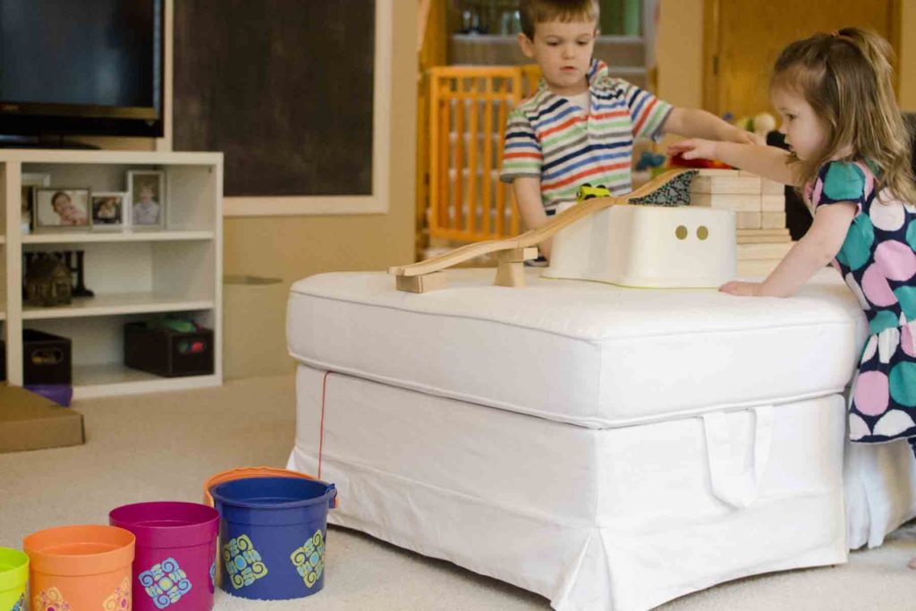 Train Track Skee Ball Busy Toddler