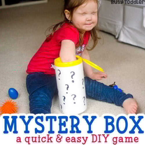 Mystery Box Easy Toddler Activity Busy Toddler