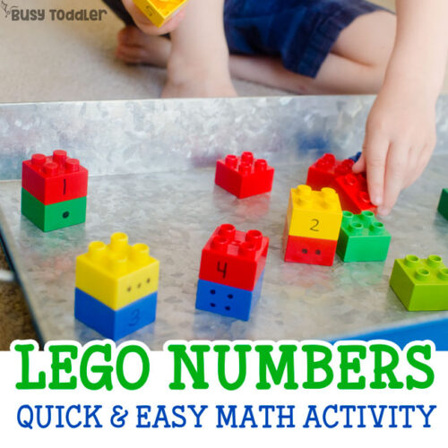 Lego Numbers Easy Counting Activity Busy Toddler