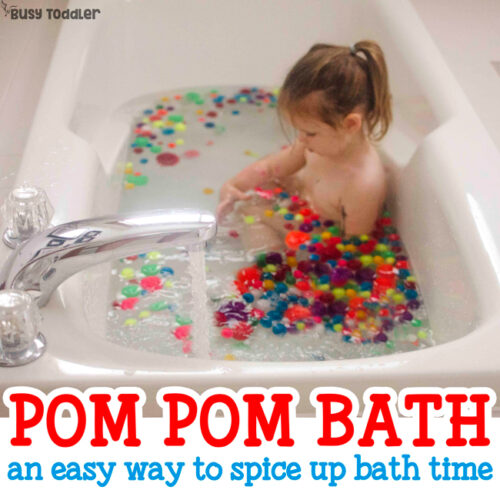 Bath Time Activity Pom Pom Bath Busy Toddler