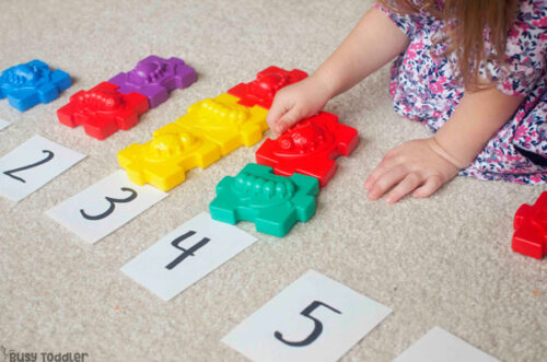 Fun Math Activities with Toys - Busy Toddler