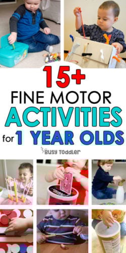 40+ Fun & Easy Activities for 1 Year Olds - Busy Toddler