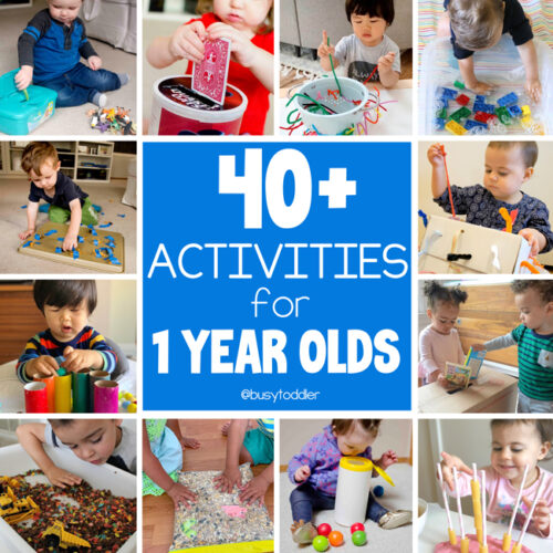 40 Fun Easy Activities For 1 Year Olds Busy Toddler