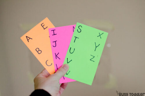 Sticky Letters Activity: A Quick & Easy Alphabet Game