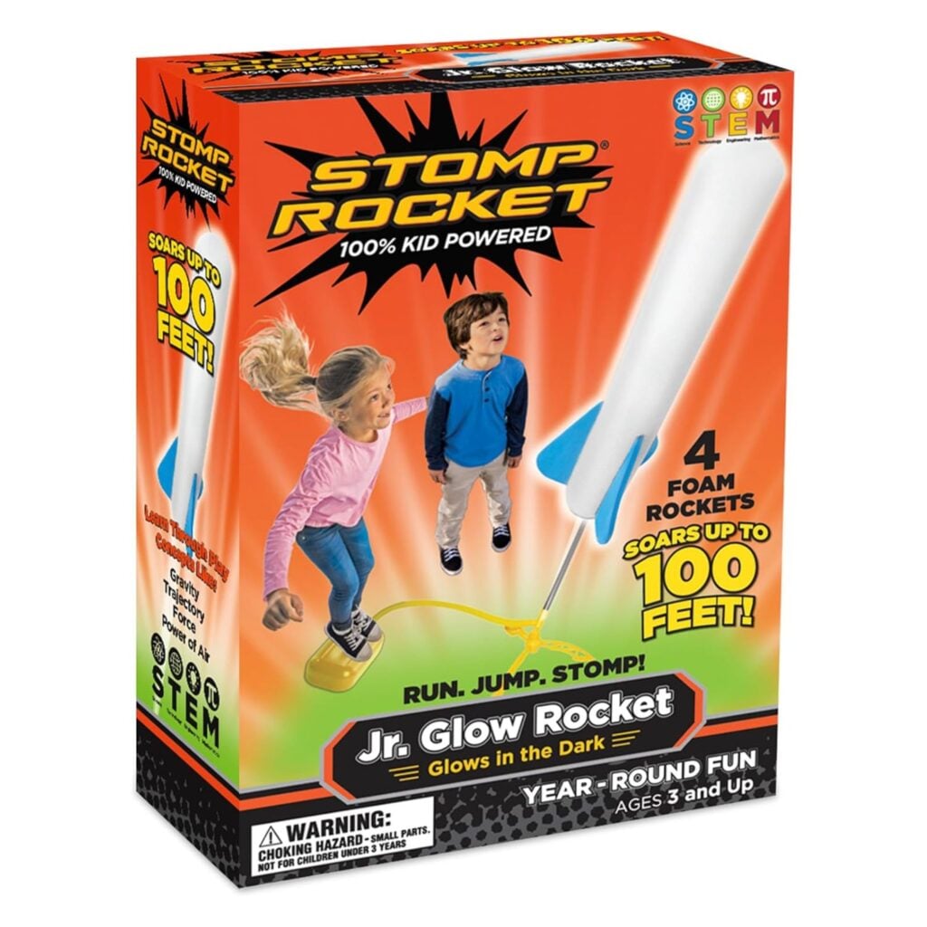 Stomp Rocket toy in a box