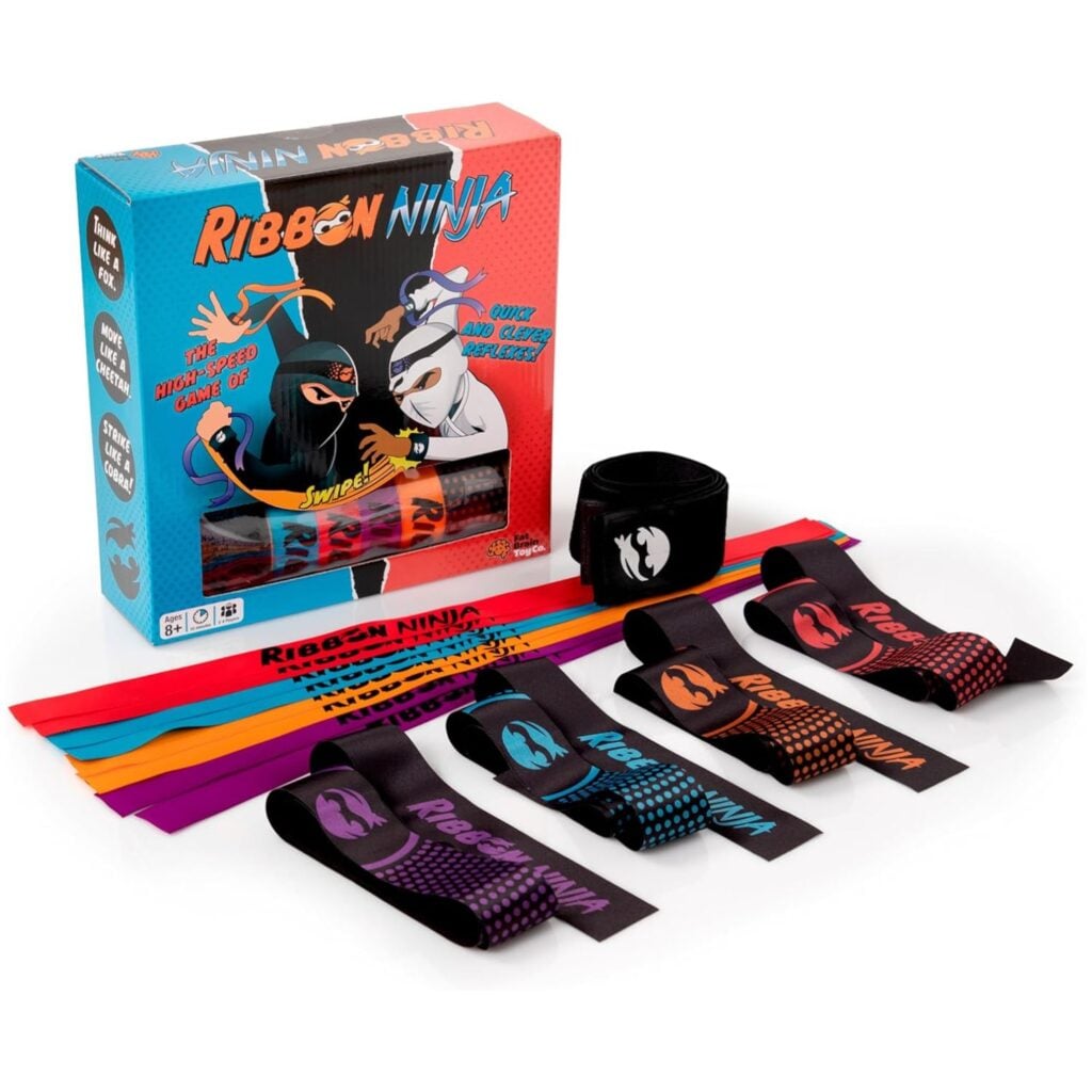 Image of ribbon ninja game for kids