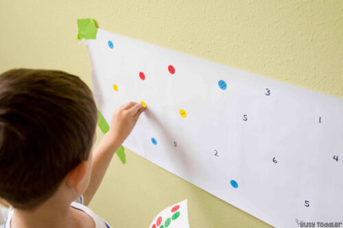 Number Dot Match: A Preschool Math Activity - Busy Toddler