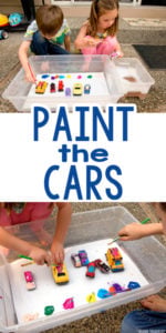 Paint the Cars: A Quick & Easy Art Activity - Busy Toddler