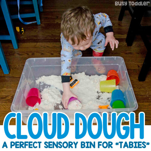 Taby Cloud Dough Sensory Activity Busy Toddler