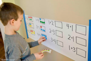 Dot Sticker Addition: A Fun Math Activity - Busy Toddler