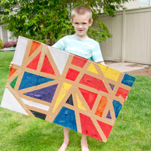 Tape Resist Art Activity for Kids of All Ages Busy Toddler