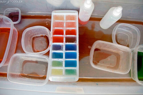 Color Mixing Activity for Toddlers - Busy Toddler