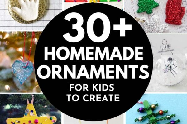 30+ homemade ornaments for kids to create