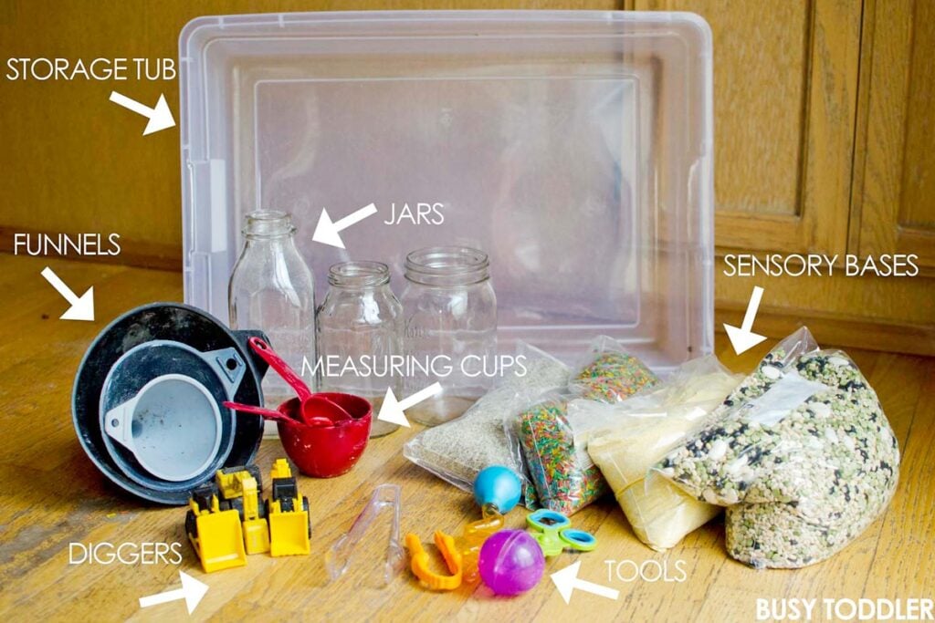 Sensory Bin Basics What You Need to Have Busy Toddler