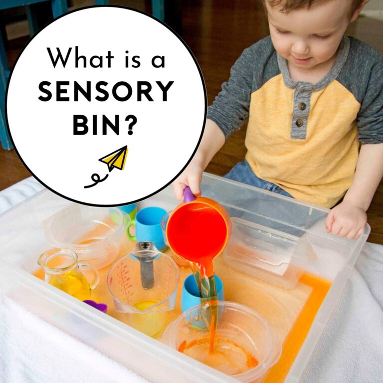 What is a sensory bin? Busy Toddler
