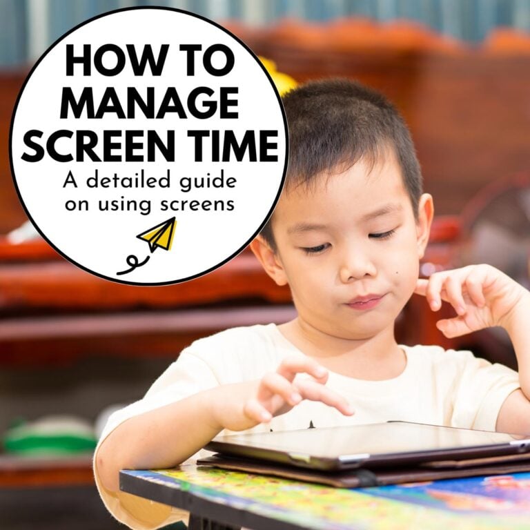 How to manage screen time with kids Busy Toddler