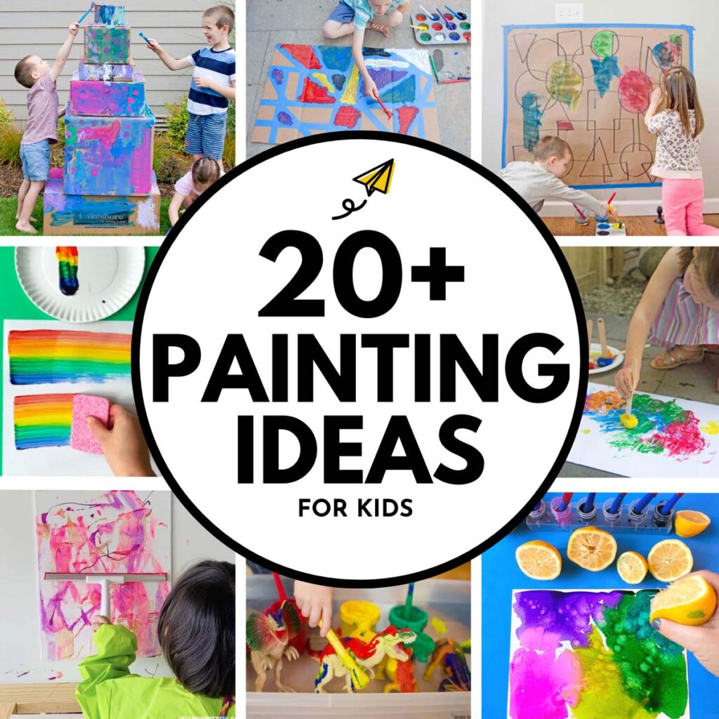 20 Unique Painting Ideas For Kids Busy Toddler