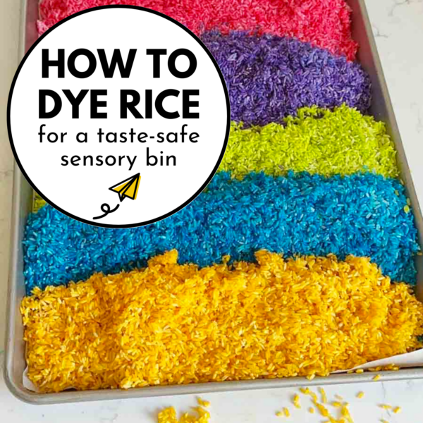 How to Dye Rice Busy Toddler