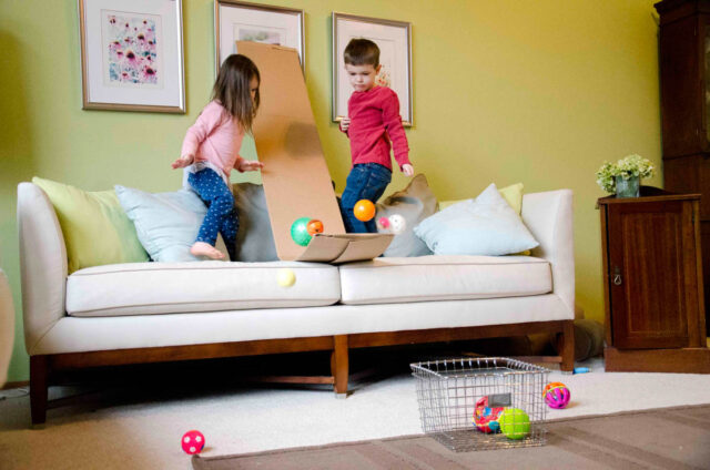 Make a DIY Ball Ramp - Busy Toddler